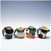Image 2 : 4pc Royal Doulton Small Character Jugs, D6386, D6502, D6619 & D6620