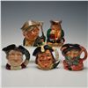 Image 1 : 5pc Royal Doulton Character Jug Set
