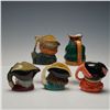 Image 2 : 5pc Royal Doulton Character Jug Set