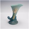 Image 2 : Roseville Pottery Blue Zephyr Lily Cornucopia Vase, 131-6