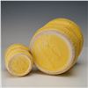 Image 4 : 2pc McCoy Yellow Flower Pots with Saucer