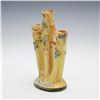 Image 2 : Weller Pottery Woodcraft Triple Bud Vase