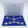 Image 2 : 5pc U.S. Mint 2018, 2019, and 2022 Denver and Philadelphia Unc. Coin Sets