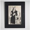Image 1 : Wayne Hall, Original Ink Drawing on Paper, Elegant Woman at Hotel, Signed