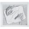 Image 1 : M.C. Escher, Surrealist Lithograph on Paper, Drawing Hands