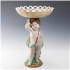 Image 1 : Majolica Figural Cherub Compote