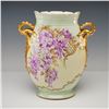Image 1 : Elite Works Limoges Floral Gilt Porcelain Vase