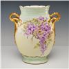 Image 2 : Elite Works Limoges Floral Gilt Porcelain Vase