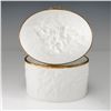 Image 3 : Limoges France Bisque Porcelain Cherub Vanity Box
