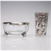 Image 4 : 5pc Silver Overlay Glass Collection