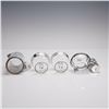 Image 5 : 5pc Silver Overlay Glass Collection