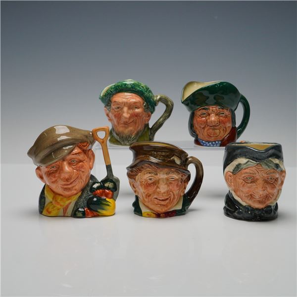 5pc Royal Doulton Character Jug Set
