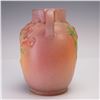 Image 2 : Roseville Pottery Two Handled Vase, Poppy