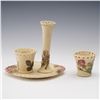 Image 2 : 2pc Weller Pottery Florala Vanity Set