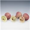 Image 2 : 3pc Weller Pottery Candle Holders