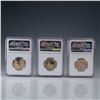 Image 2 : 3pc American Innovation Coin Dollars Lot VT RI NH Proof BU