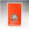 Image 2 : 1989 American Silver Eagle, 1 oz Fine Silver, in Mint Display Card