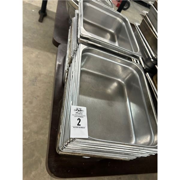 17-Asst. Half Size Insert Pans - 17 X $