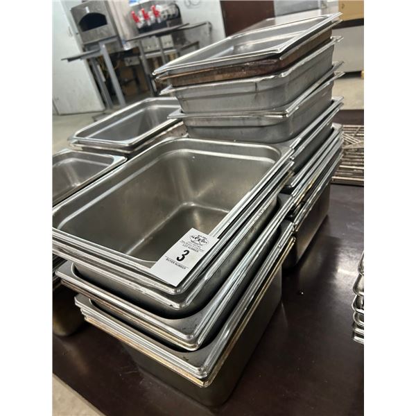 22-Asst. Half Size Insert Pans - 22 X $