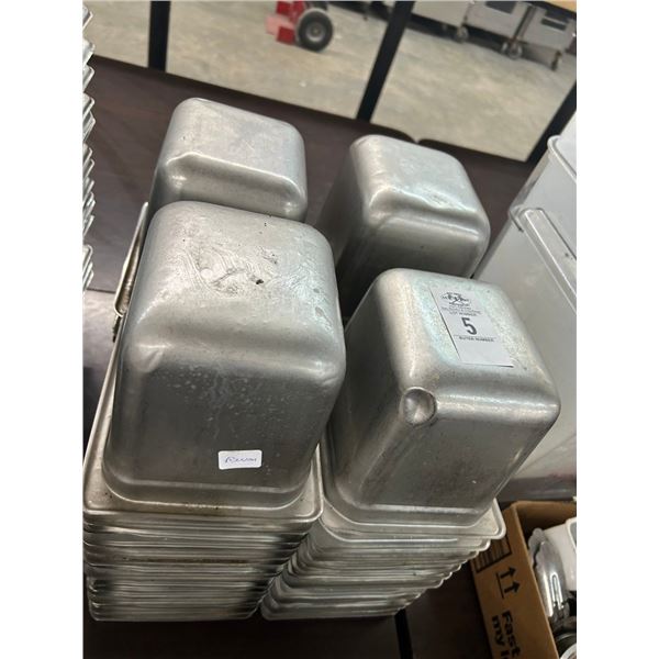 50-Asst. Sixth Size Insert Pans - 50 X $