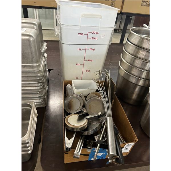 Utensils, Measuring Bins