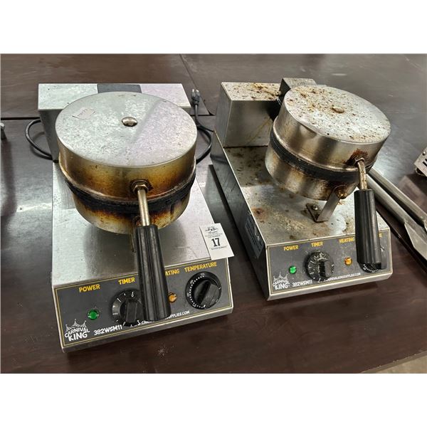 2-Carnival King Waffle Press - 2 X $