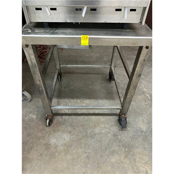 SS Rolling  2'  X  2'  Equip. Stand