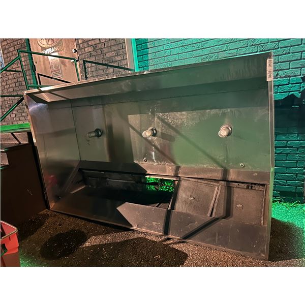 SS  5'  X  10'  Range Hood - No Ansul/Exhaust