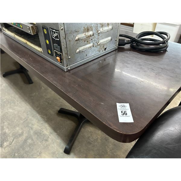 43-Brown Mica 4/6 Top Table - 43 X $
