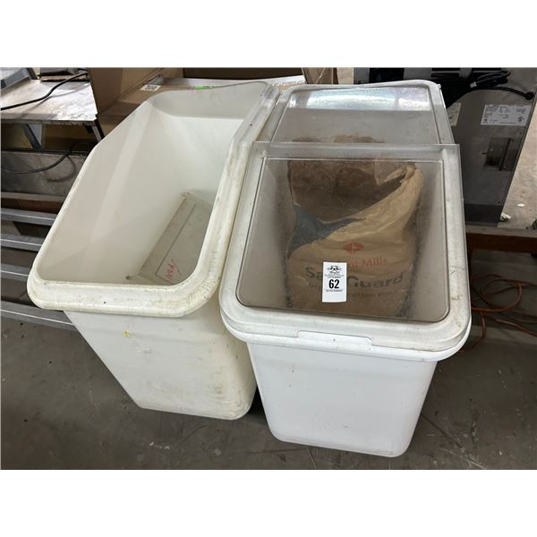 Lidded Ingredient Bins - Pair