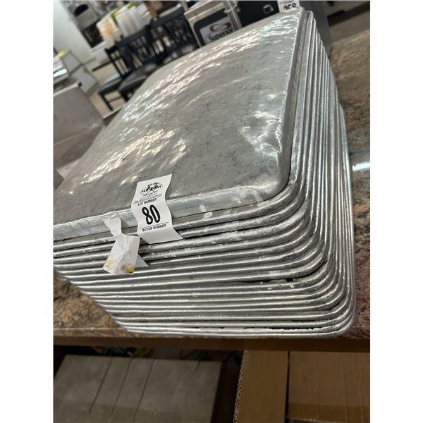 17-Half Size Sheet Pans - 17 X $