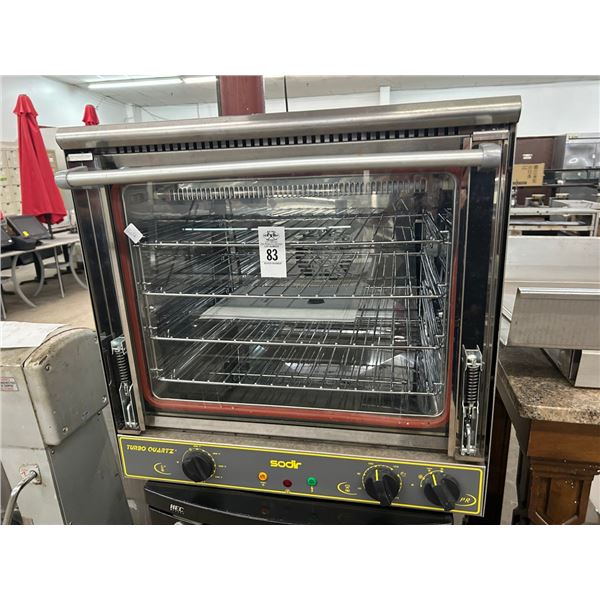 Sodir Turbo Quartz Convection Oven - New Condition