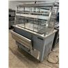 Image 1 : Delfield 4' Ref. Cold Plate Double Overshelf, Sneeze Guard, Slide - Working