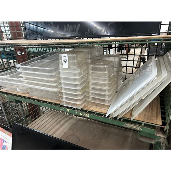 Lot of Cambro Insert Pans