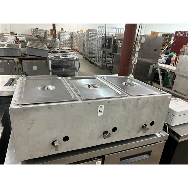 4' Countertop Gas Tripe Steam Table