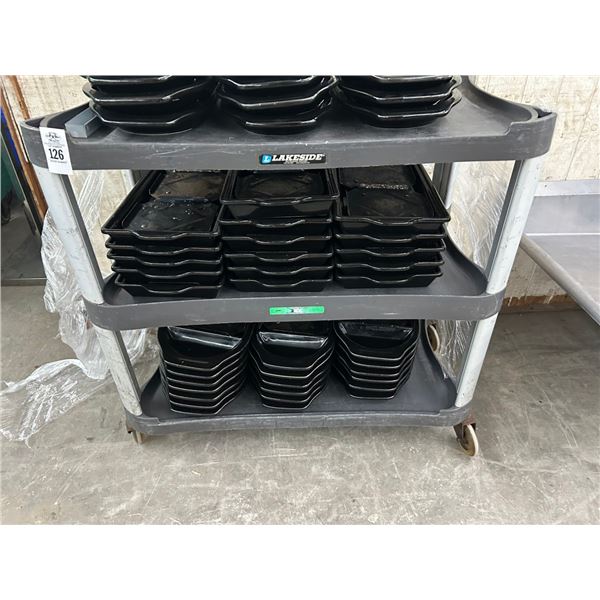 Lakeside 3 Tier Cart