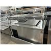 Image 1 : SS  5' Electric Rolling Buffet Line Cold Plate Workstation w/Glass Double