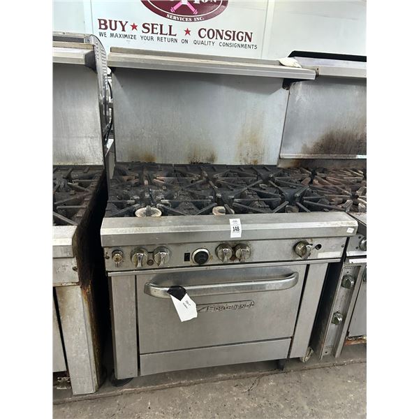 Southbend Gas 6 Burner Range/Oven - May Need Service
