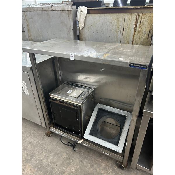 SS Rolling 2 Shelf Storage