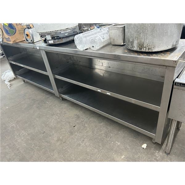 SS  10' Dish Cabinet