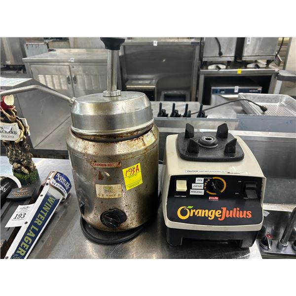 Server Sauce Warmer w/Pumper, Vitamix Blender Base - No Cup