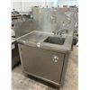 Image 1 : SS  30"  Hand Sink Workstation w/Cabinet Storage and Surround Splash