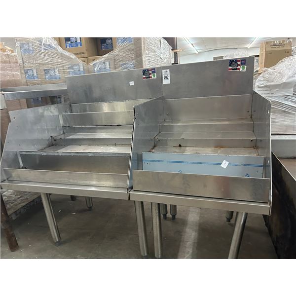 Perlick SS  40"  Backbar Pedestal Bottle Stand