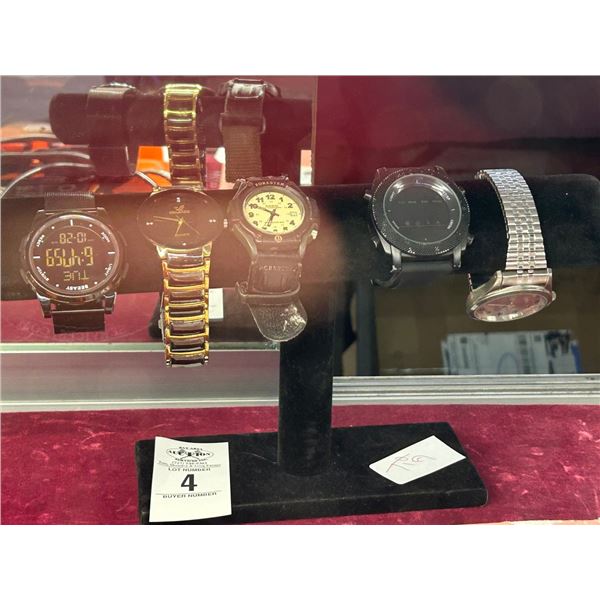 5-Men's Asst. Sports Watch w/Casio - 5 X $