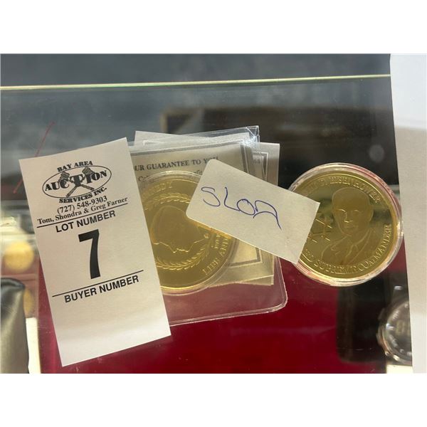 JFK/Ike Collector Coins w/COA - 2