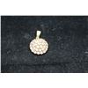 Image 4 : 10K YG Diamond Pendant w/36 Round Cut Diamonds in Brown Color 2.8G - Replacement