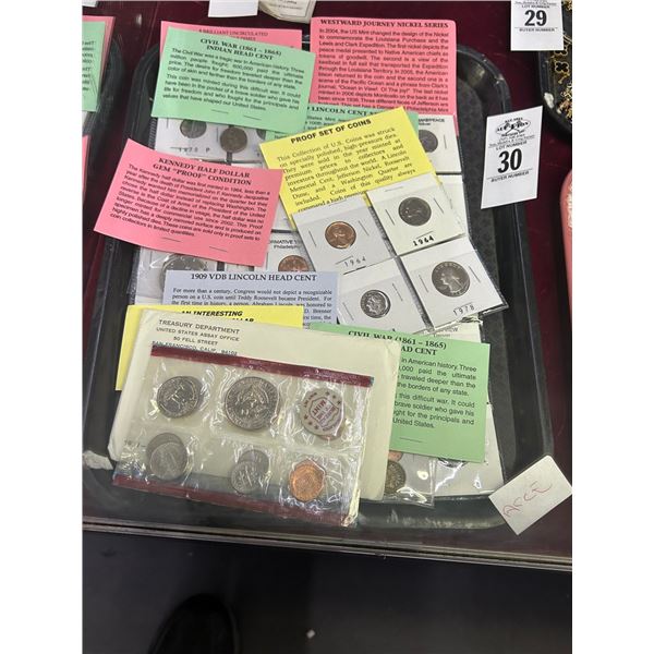 Silver War Cents, Proof Sets, Kennedy Half, Indian Head Cents, Westward Journey Nickels,