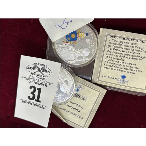 Papal Coat of Arms w/COA's - 2