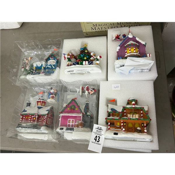 6-Disney Mickey Mouse Holiday House - 6 x $