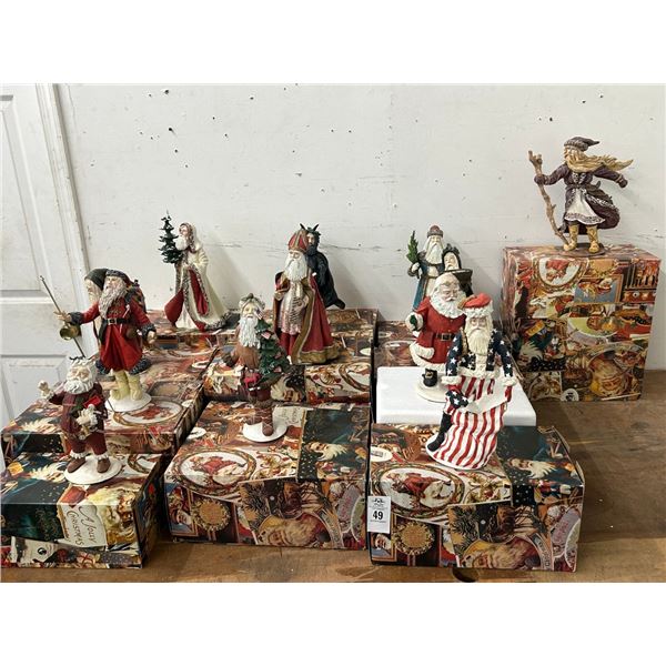 12-Dunkin Royal Collector Santa - 12 X $